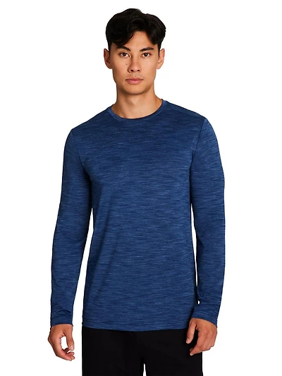 Reebok Chemise à manches longues Stride Performance pour hommes