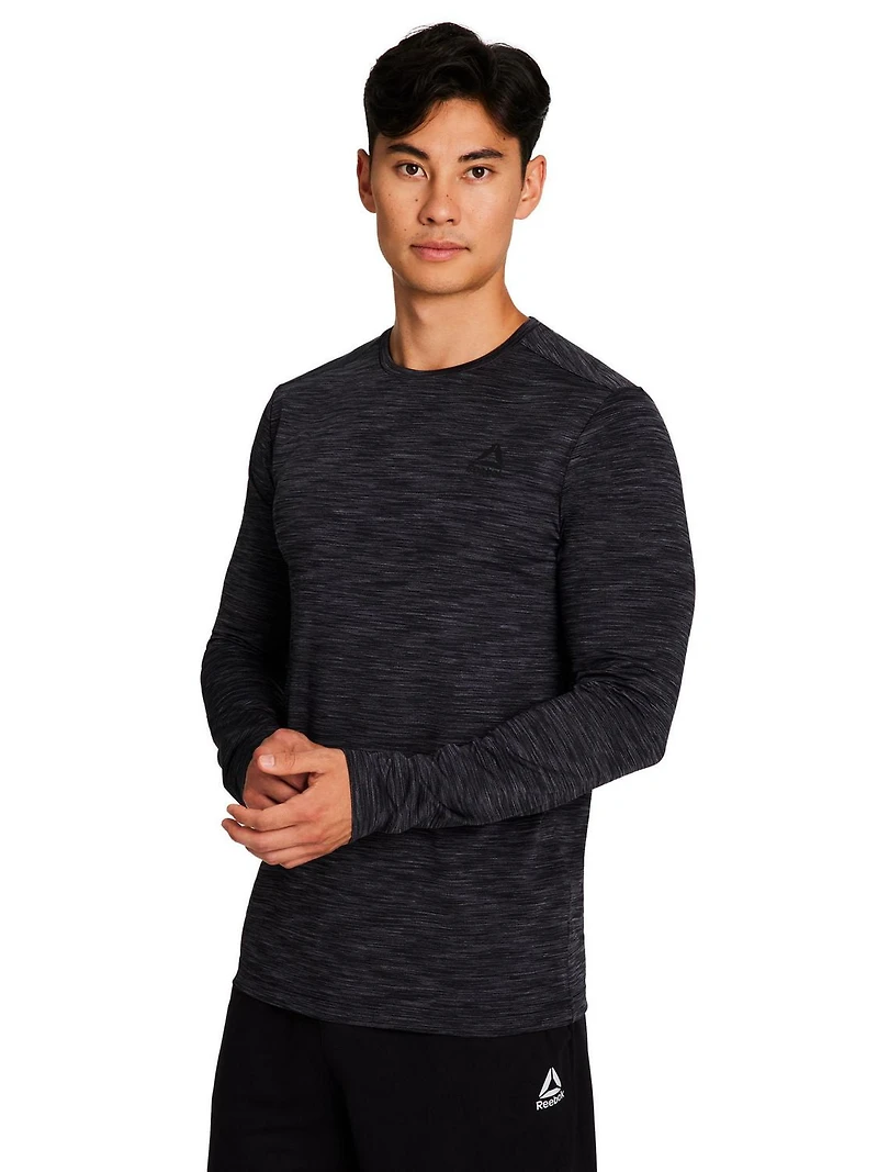 Reebok Men's Stride Performance Long Sleeve Shirt
