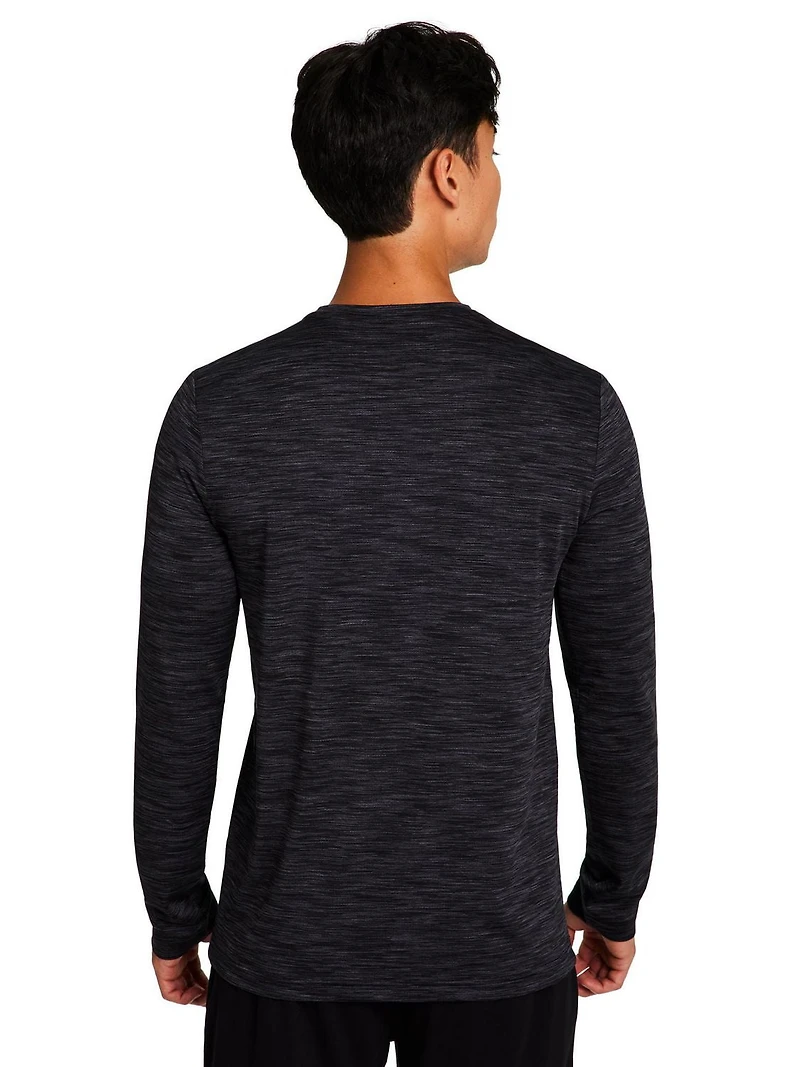 Reebok Men's Stride Performance Long Sleeve Shirt