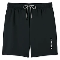 Short de volley 18 po couleur unie Speedo pour hommes Tailles P-2XL