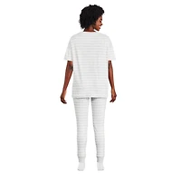 George Women's Tee and Pant Pajamas 2-Piece Set