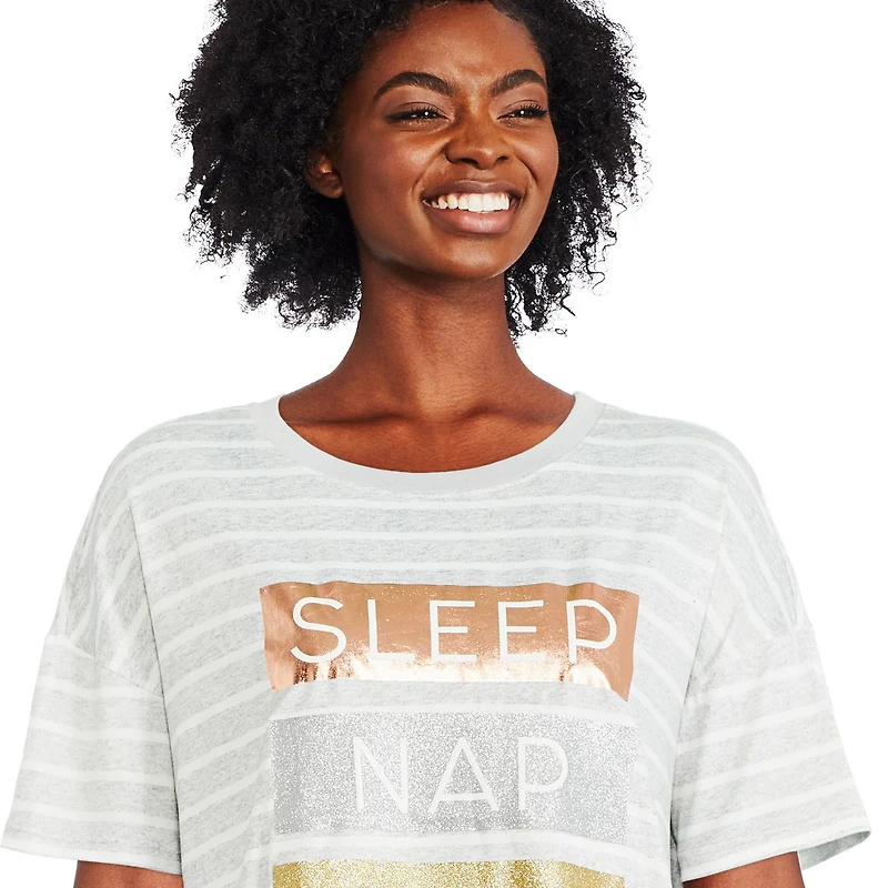 George Women's Tee and Pant Pajamas 2-Piece Set
