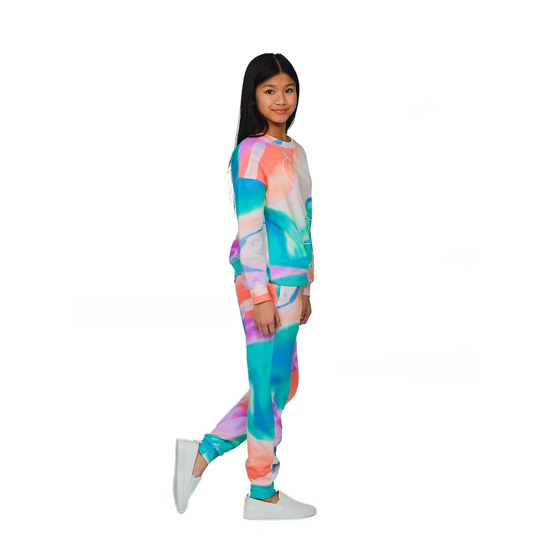 Justice Girls Smiley Long Sleeve Crew