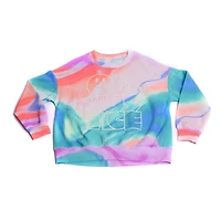 Justice Girls Smiley Long Sleeve Crew