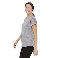 T-shirt à manches roulées Athletic Works pour femmes