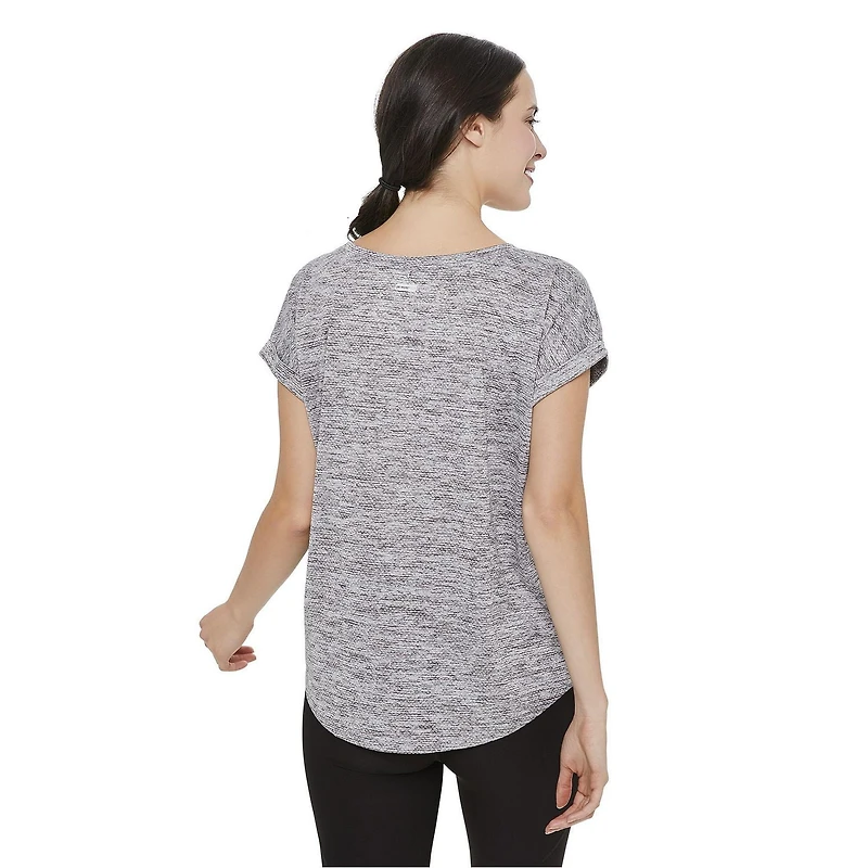 T-shirt à manches roulées Athletic Works pour femmes