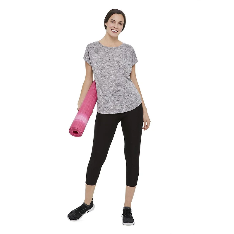T-shirt à manches roulées Athletic Works pour femmes