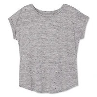Athletic Works Women's Rolled Sleeve Tee