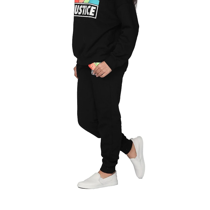 Justice Girls Flower Block Joggers