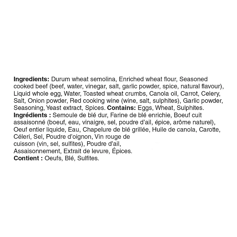 Your Fresh Market Beef Tortellini, 2 x 255 g packages, 510 g total