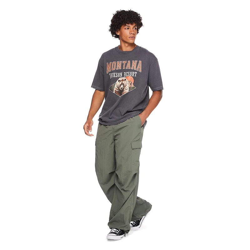 No Boundaries Oversized Short Sleeve  Graphic Tee