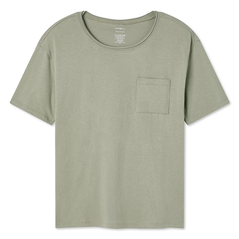 T-shirt décontracté George pour femmes Tailles TP–TTG