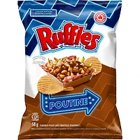 Ruffles croustilles assaisonnées Poutine