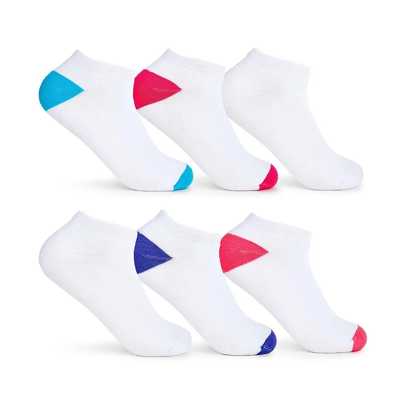 Fruit of the Loom Women's 6 Pair Low Cut Socks, Sizes 4-10