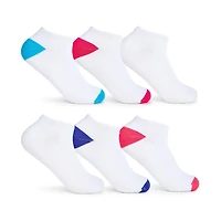 Fruit of the Loom Women's 6 Pair Low Cut Socks, Sizes 4-10