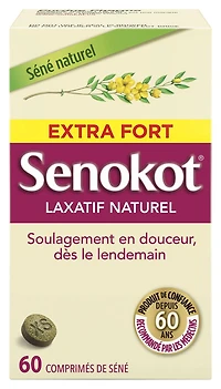 Comprimés Senokot extra fort en sennoside 60 Tablets