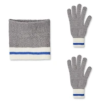 Ensemble 2 pièces cache-cou et gants George pour garçons