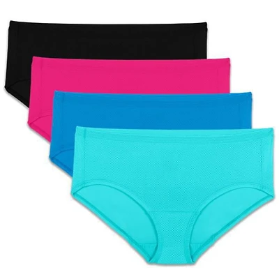 Culottes aux hanches micro-mailles respirantes Fruit of the Loom Fit For Me, paquet de 4