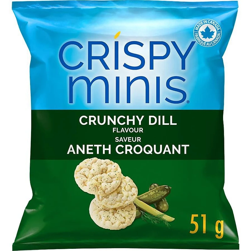 Quaker Crispy Minis Aneth Croquant Croustilles de Riz