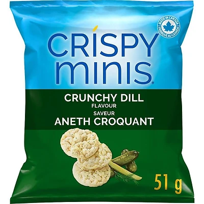 Quaker Crispy Minis Aneth Croquant Croustilles de Riz