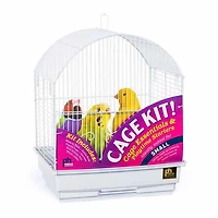 Prevue – Trousse de démarrage Round Top Bird Cage White