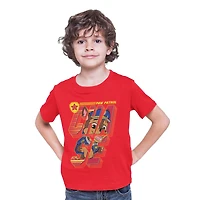 Paw Patrol Boy's Short Sleeve crew neck T-Shirt, Sizes XS to XL