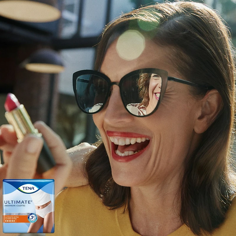 TENA Incontinence Underwear for Women, Postpartum and Bladder Control, Ultimate Absorbency, Medium, 14 Count, TENA UW ULTIMATE M 14