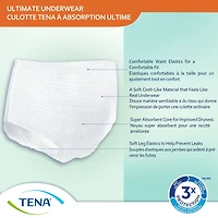TENA Incontinence Underwear for Women, Postpartum and Bladder Control, Ultimate Absorbency, Large, 13 Count, Large, 13 Count