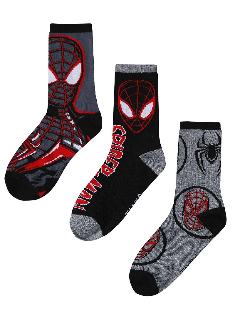 Spider-Man Chaussettes en tricot paquet de 3 - Enfants - Garçons tailles : 3-6
