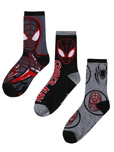 Spider-Man Chaussettes en tricot paquet de 3 - Enfants - Garçons tailles : 3-6