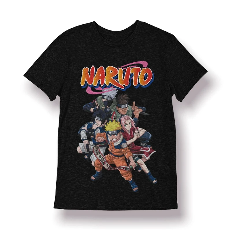 Naruto T-Shirt col rond à manches courtes pour garçon Tailles TP à TG