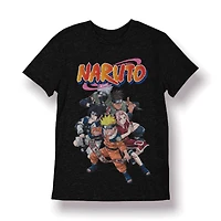 Naruto T-Shirt col rond à manches courtes pour garçon Tailles TP à TG