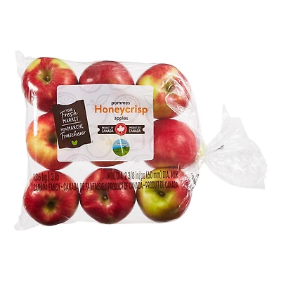 Pomme honeycrisp mon marché fraîcheur Sac de 3 lb
