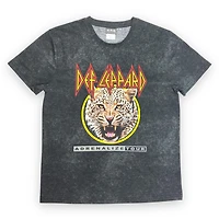 Def Leppard Tee shirt femme. Ce t-shirt à manches courtes et col rond pour femme peut facilement être porté avec votre jean ou votre bas préféré et