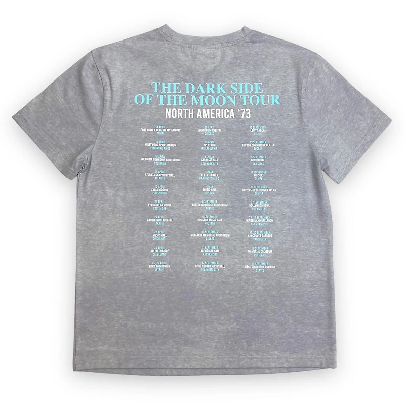 Pink Floyd Tee shirt femme. Ce t-shirt à manches courtes et col rond pour femme peut facilement être porté avec votre jean ou votre bas préféré et