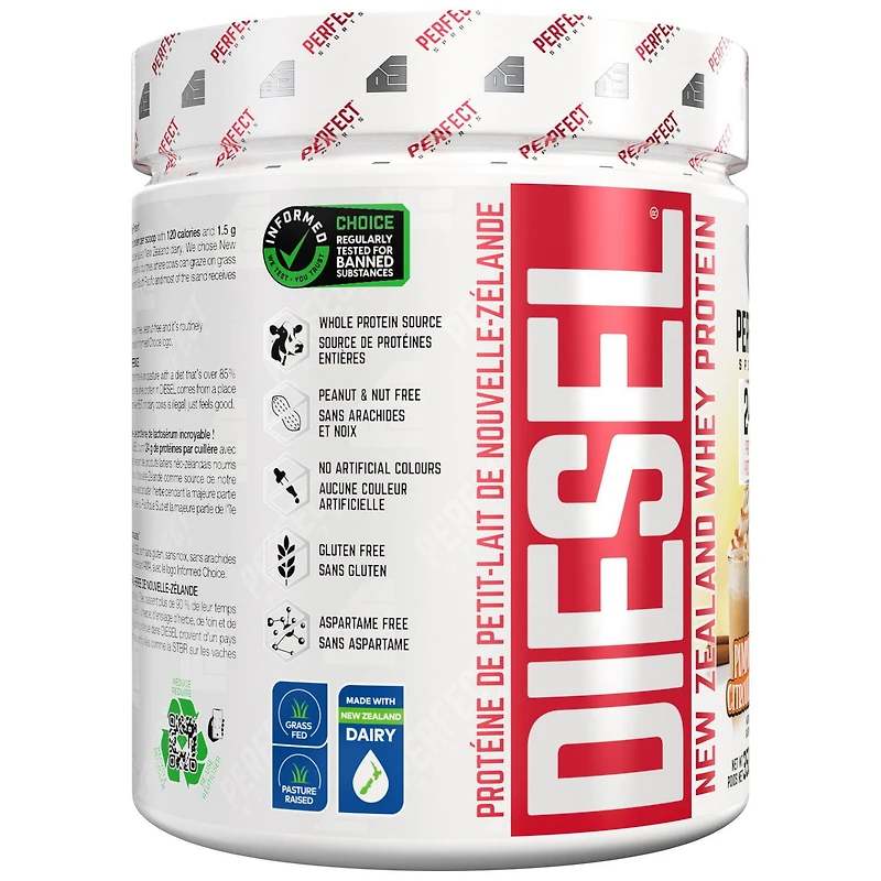 PERFECT Sports - DIESEL New Zealand Whey Protein, Pumpkin Spice, 350g