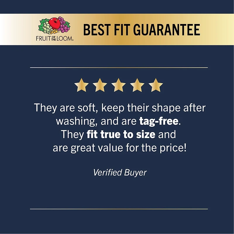 Fruit of the Loom Women's Cotton Briefs, 6-Pack, Sizes 5