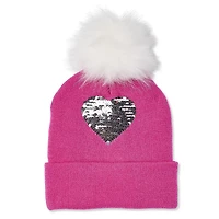Tuque à pompon avec ornements George pour filles