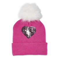 Tuque à pompon avec ornements George pour filles