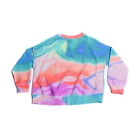 Justice Girls Smiley Long Sleeve Crew