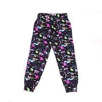 Justice Girls Flower Block Joggers