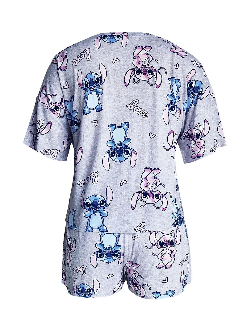 Lilo & Stitch Knit Sleep 2 Piece PJ set - Adults