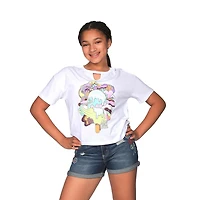 Justice Girls Popsicle Vibe Fashion T-Shirt