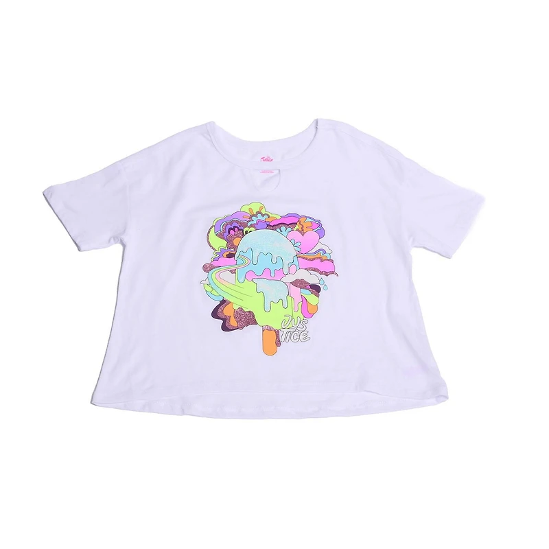 Justice Girls Popsicle Vibe Fashion T-Shirt