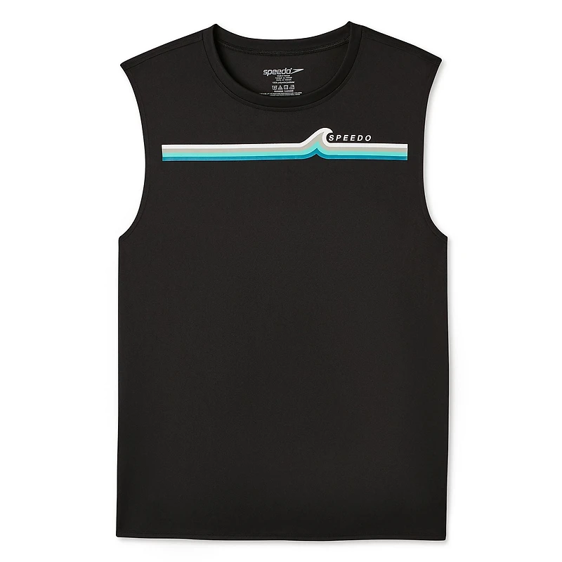 Speedo Men's Graphic Tank Swim Shirt