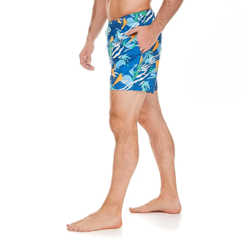 Short de volley 16 po avec palmiers triangulaires Speedo pour hommes