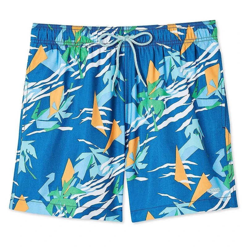 Short de volley 16 po avec palmiers triangulaires Speedo pour hommes