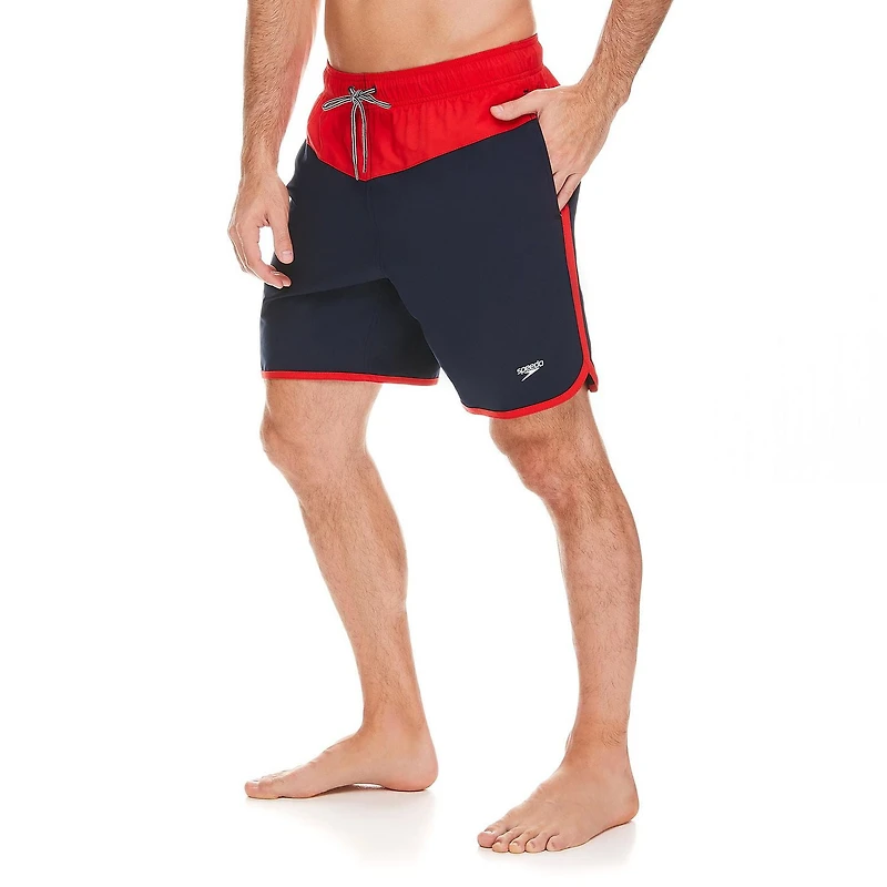 Short de volley 18 po à blocs de couleurs Speedo pour hommes