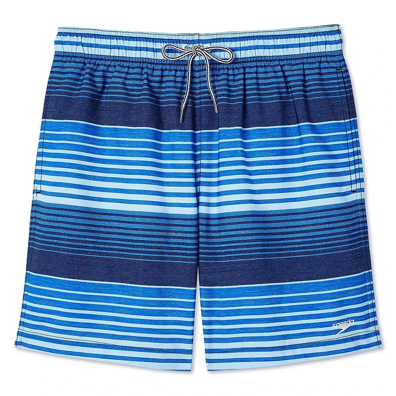 Short de volley 18 po à motif rayé Speedo pour hommes