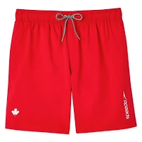 Short de volley 18 po de couleur unie Canada Speedo pour hommes Tailles P-2XL